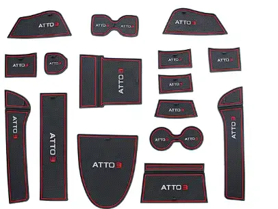 Anti-slip mat door track